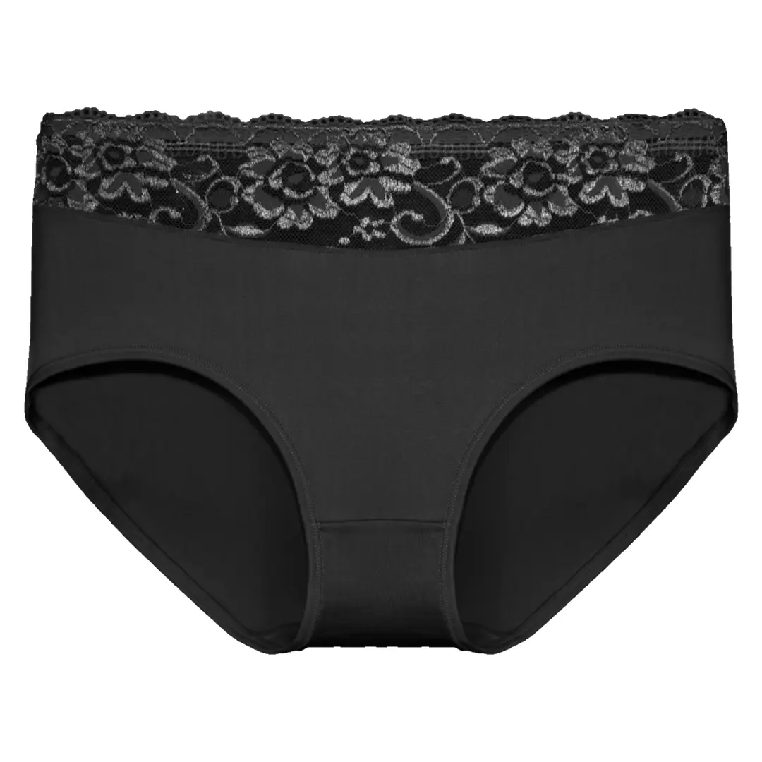 Holland underwear Fine Woman 10-pak dames taille slip kant - Katoen