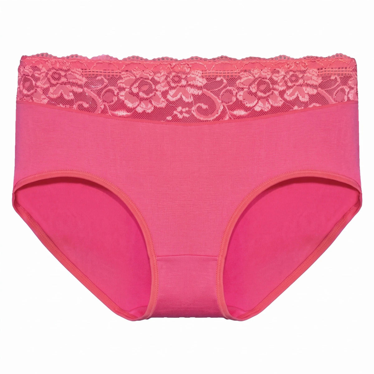 Holland underwear Fine Woman 10-pak dames taille slip kant - Katoen