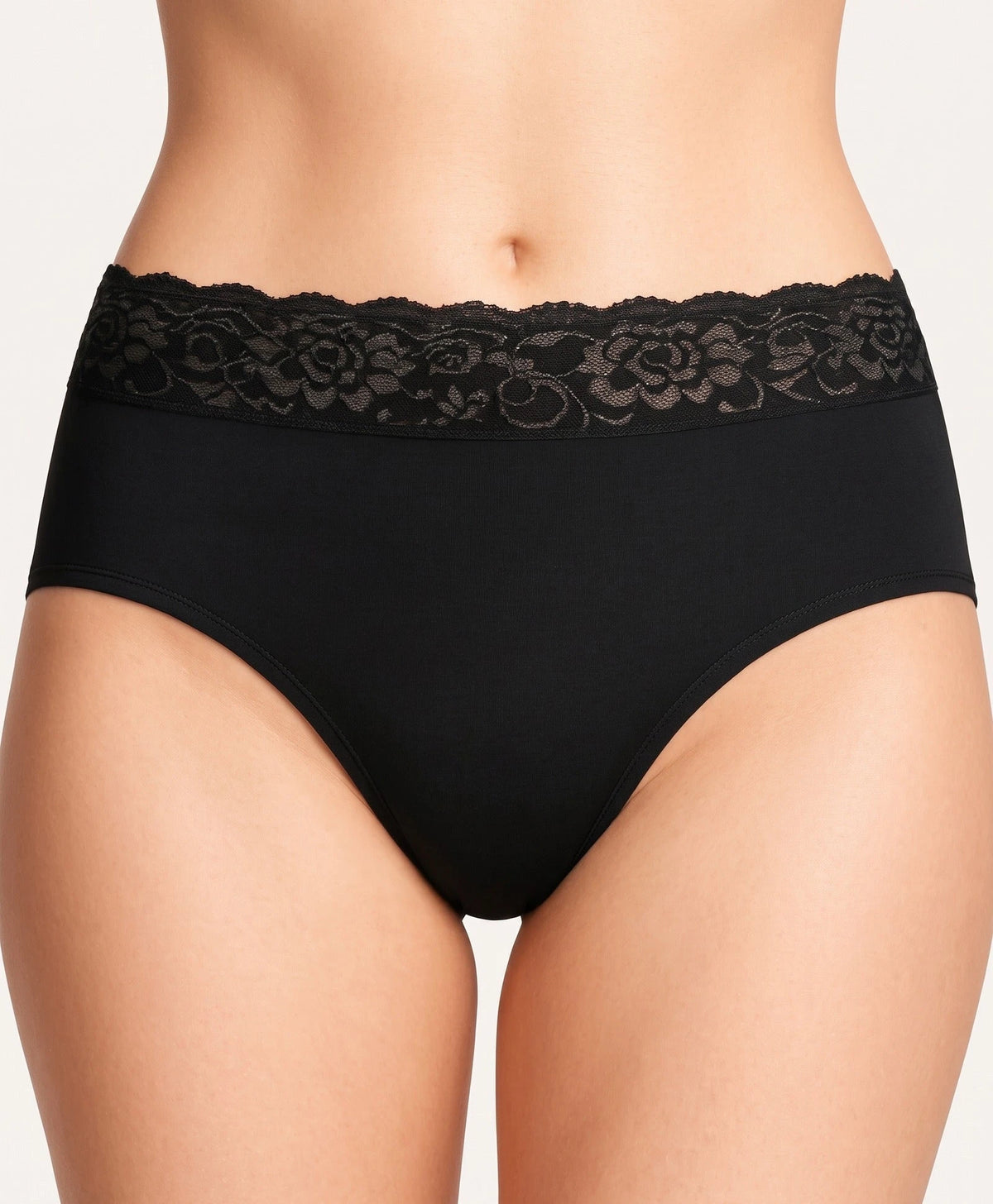 Holland underwear Fine Woman 10-pak dames taille slip kant - Katoen