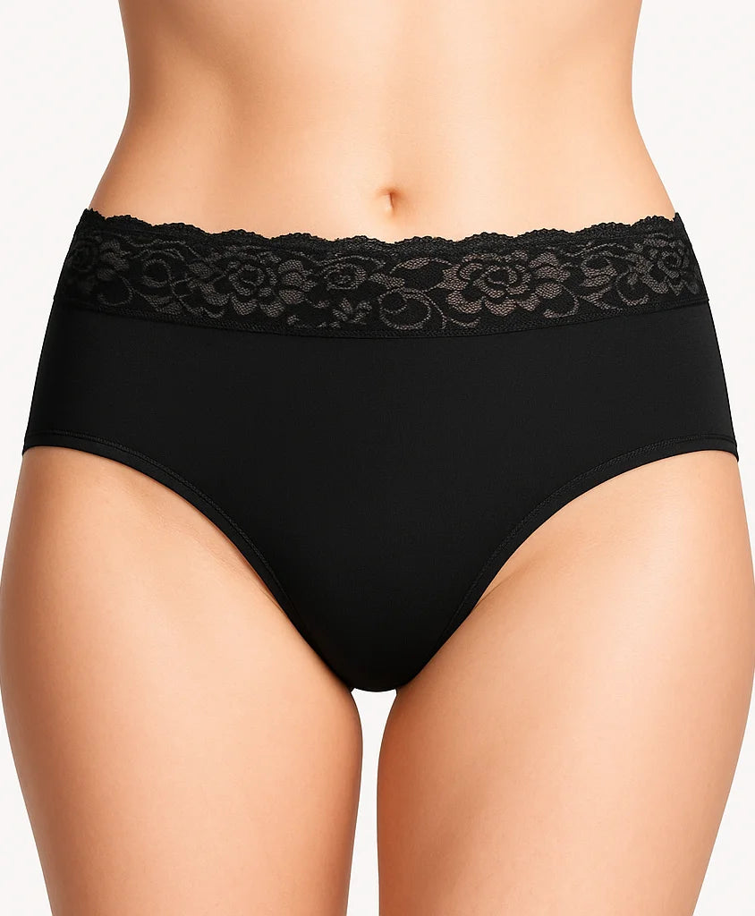 Holland underwear Fine Woman 10-pak dames taille slip kant - Katoen