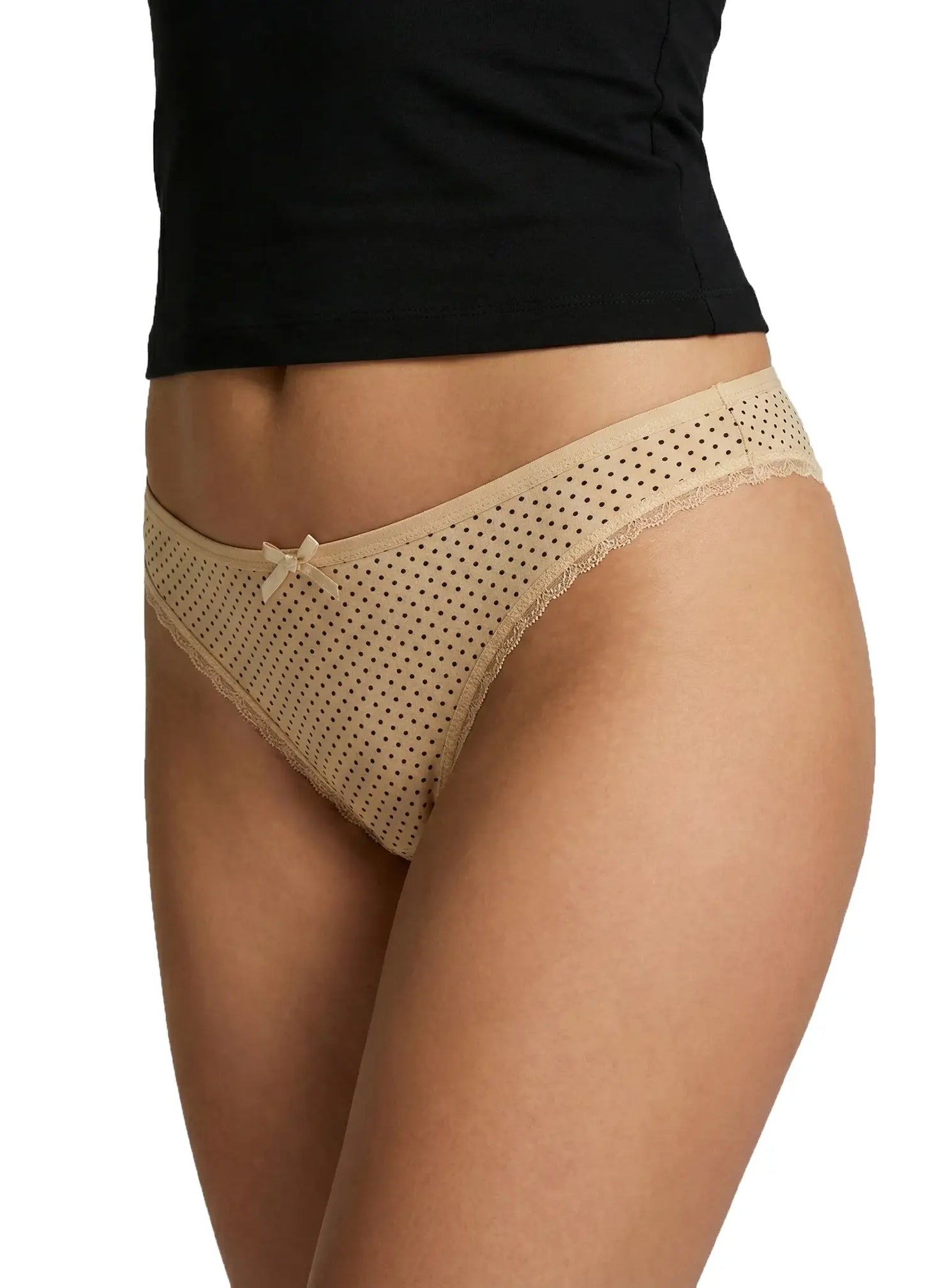 Holland underwear Fine woman 5-pack string Stippel - 806