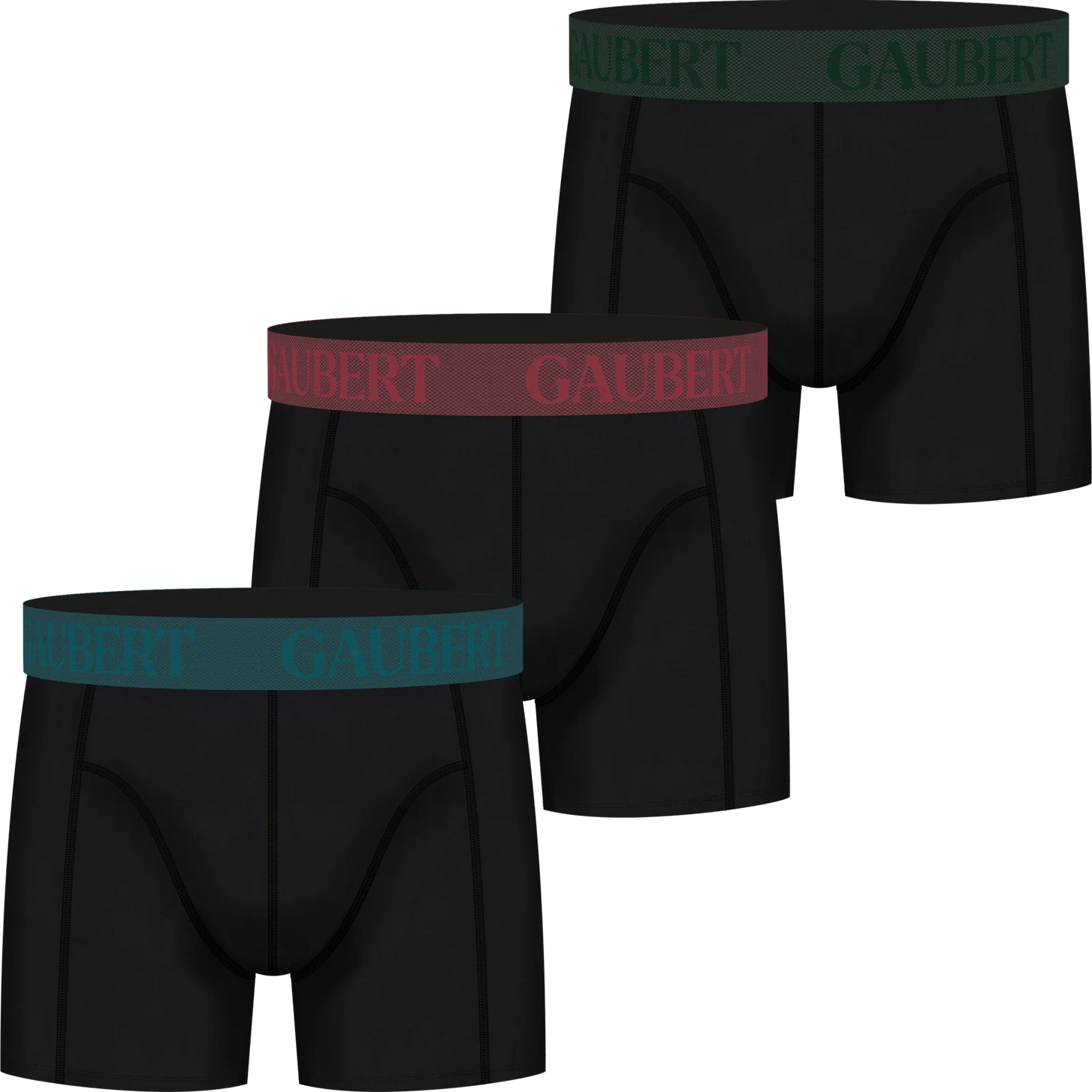 Holland underwear Gaubert 3-pack Heren boxershorts Bamboe - Black - 010