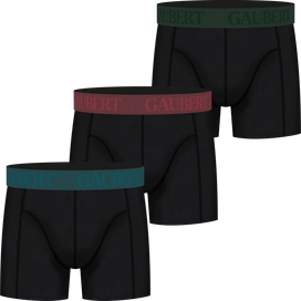 Holland underwear Gaubert 3-pack Heren boxershorts Bamboe - Black - 010