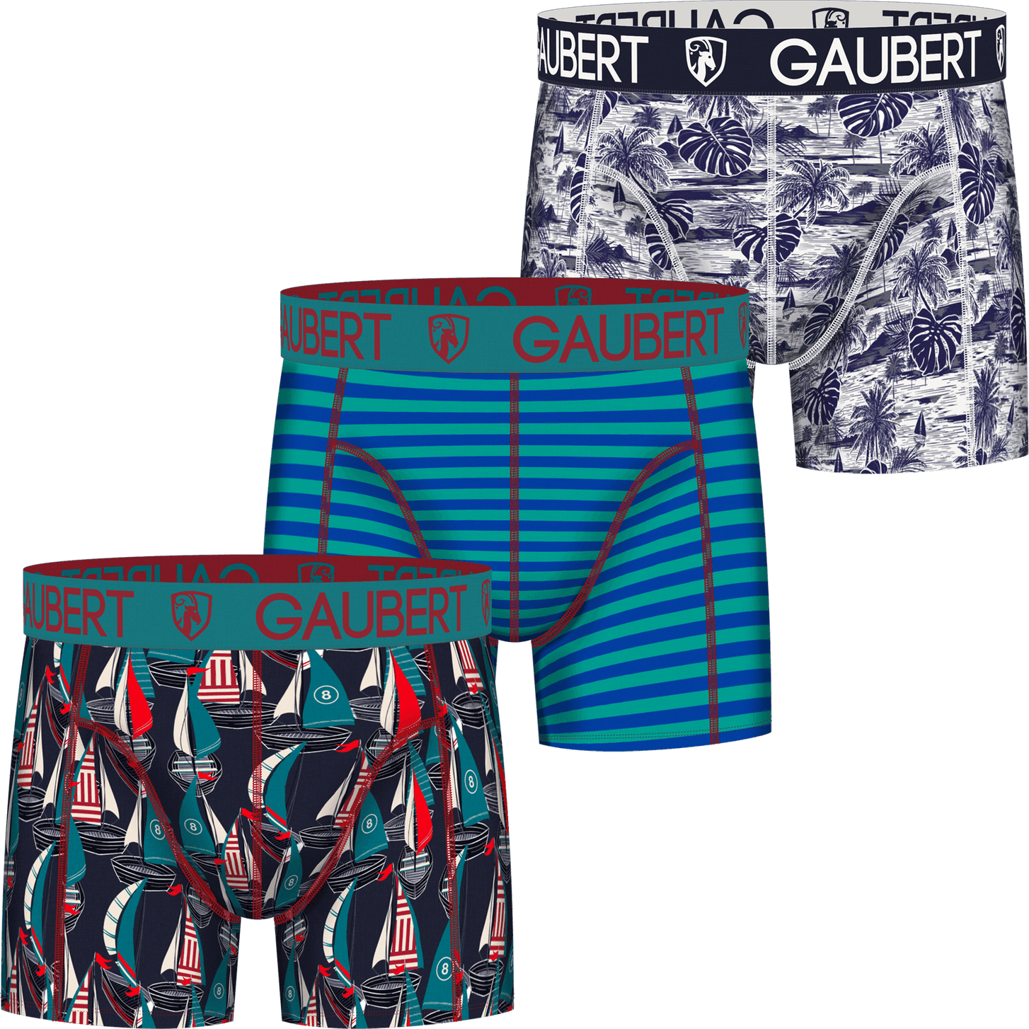 Holland underwear Gaubert 3-pack Heren boxershorts Bamboe - Black - 010