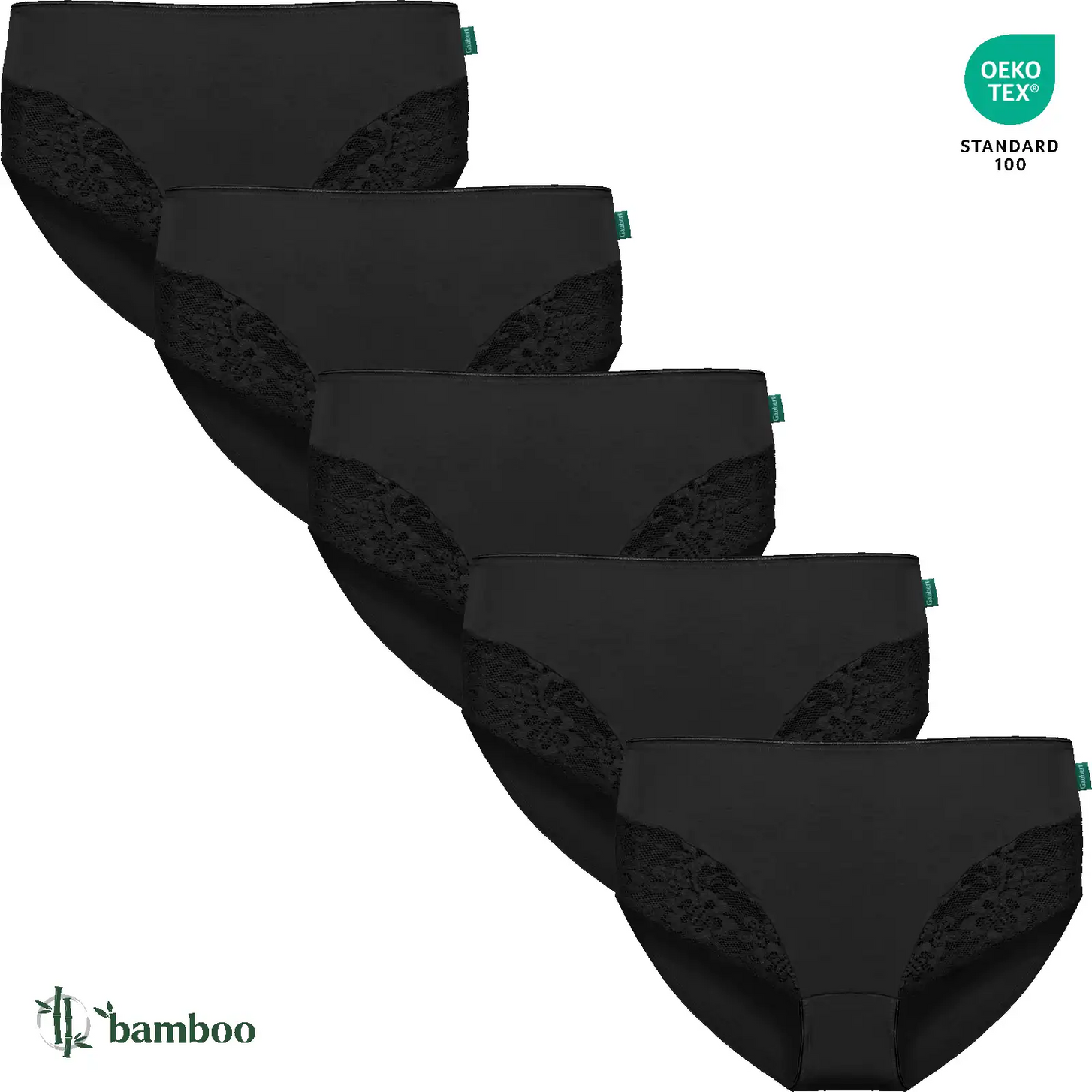 Holland underwear Gaubert 5-pak kanten bamboe heup slips