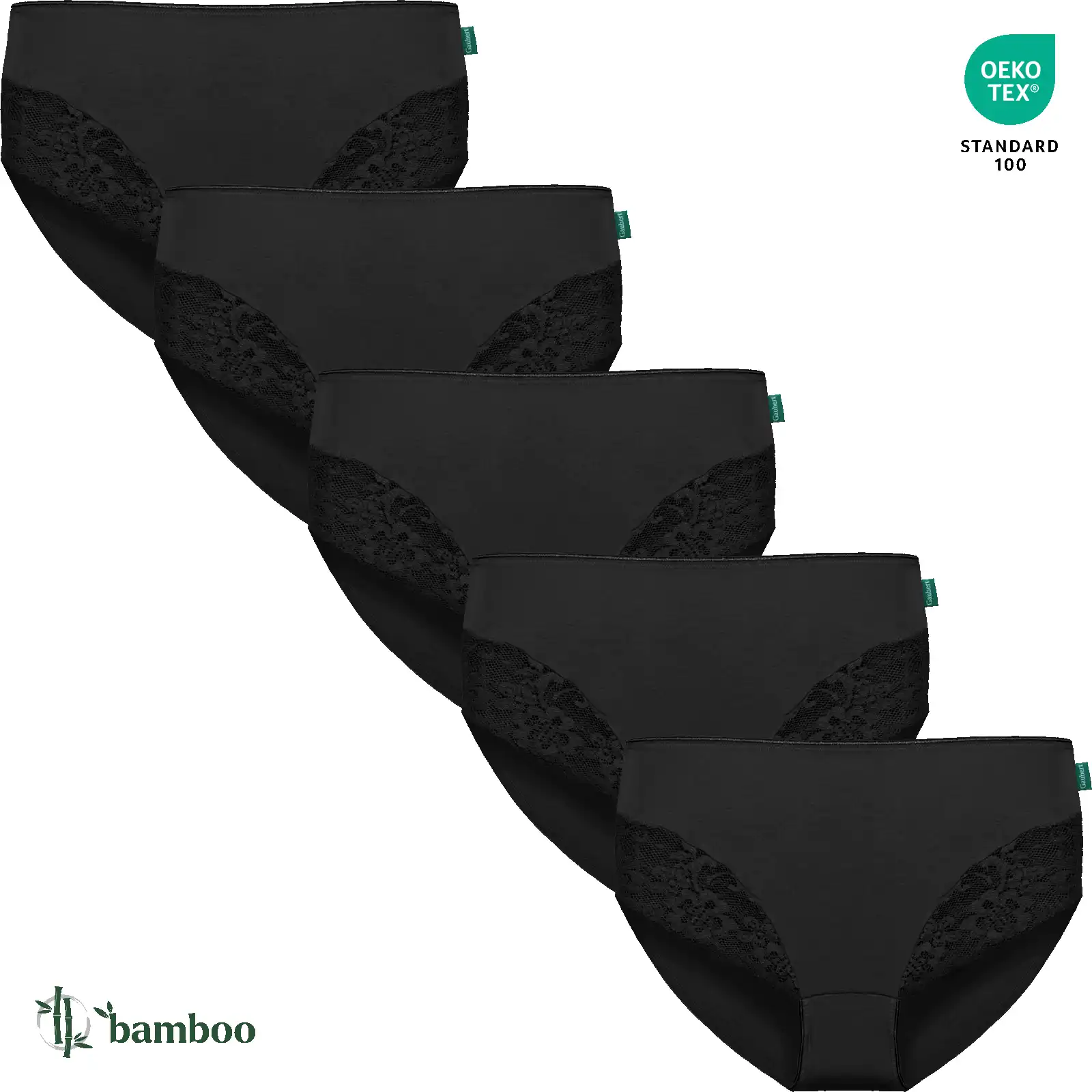 Holland underwear Gaubert 5-pak kanten bamboe heup slips