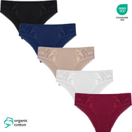 Holland underwear Gaubert 5-pak kanten dames heup slips
