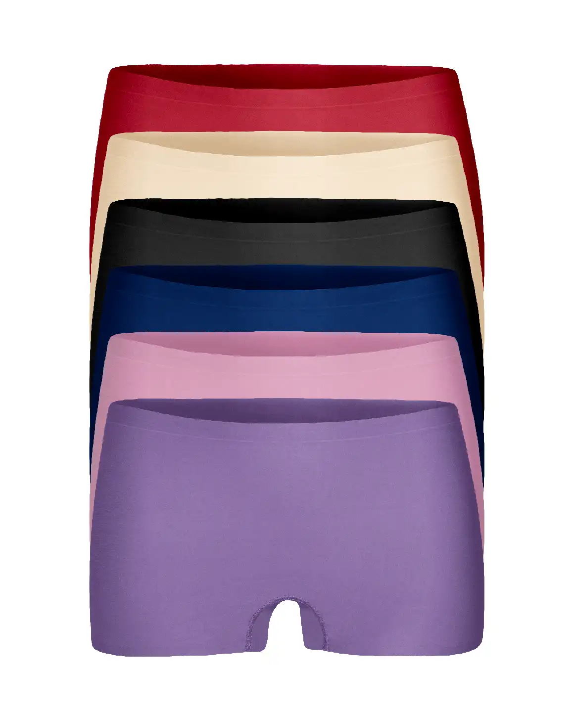 Holland underwear Gaubert 6-Pack dames boxershorts invisible - Onzichtbaar