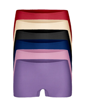 Holland underwear Gaubert 6-Pack dames boxershorts invisible - Onzichtbaar
