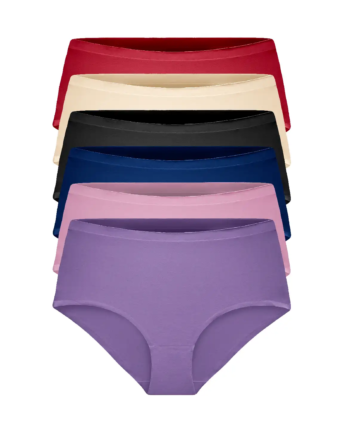Holland underwear Gaubert 6-Pack Dames heup slips invisible - Onzichtbaar