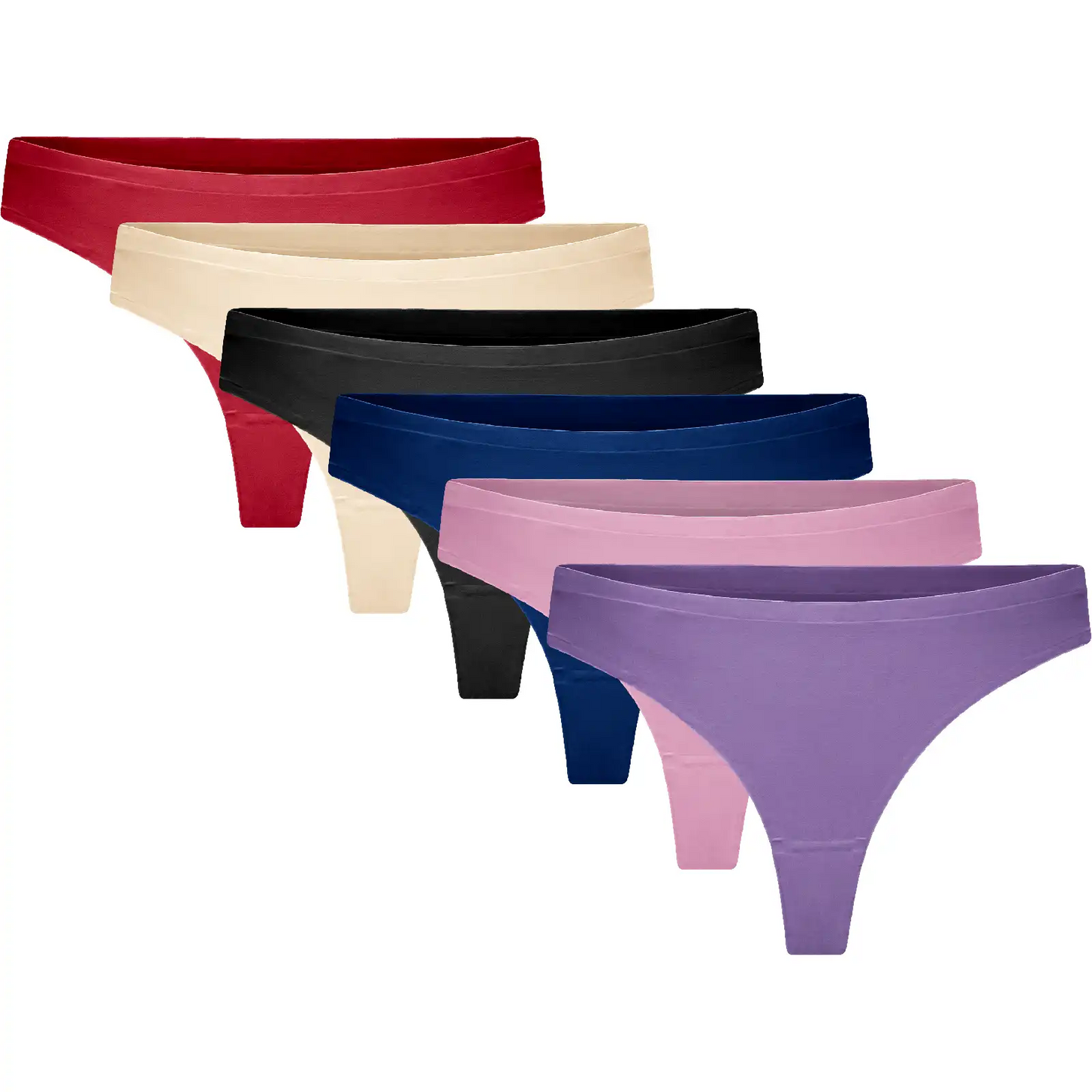 Holland underwear Gaubert 6-Pack Strings dames invisible - Onzichtbaar