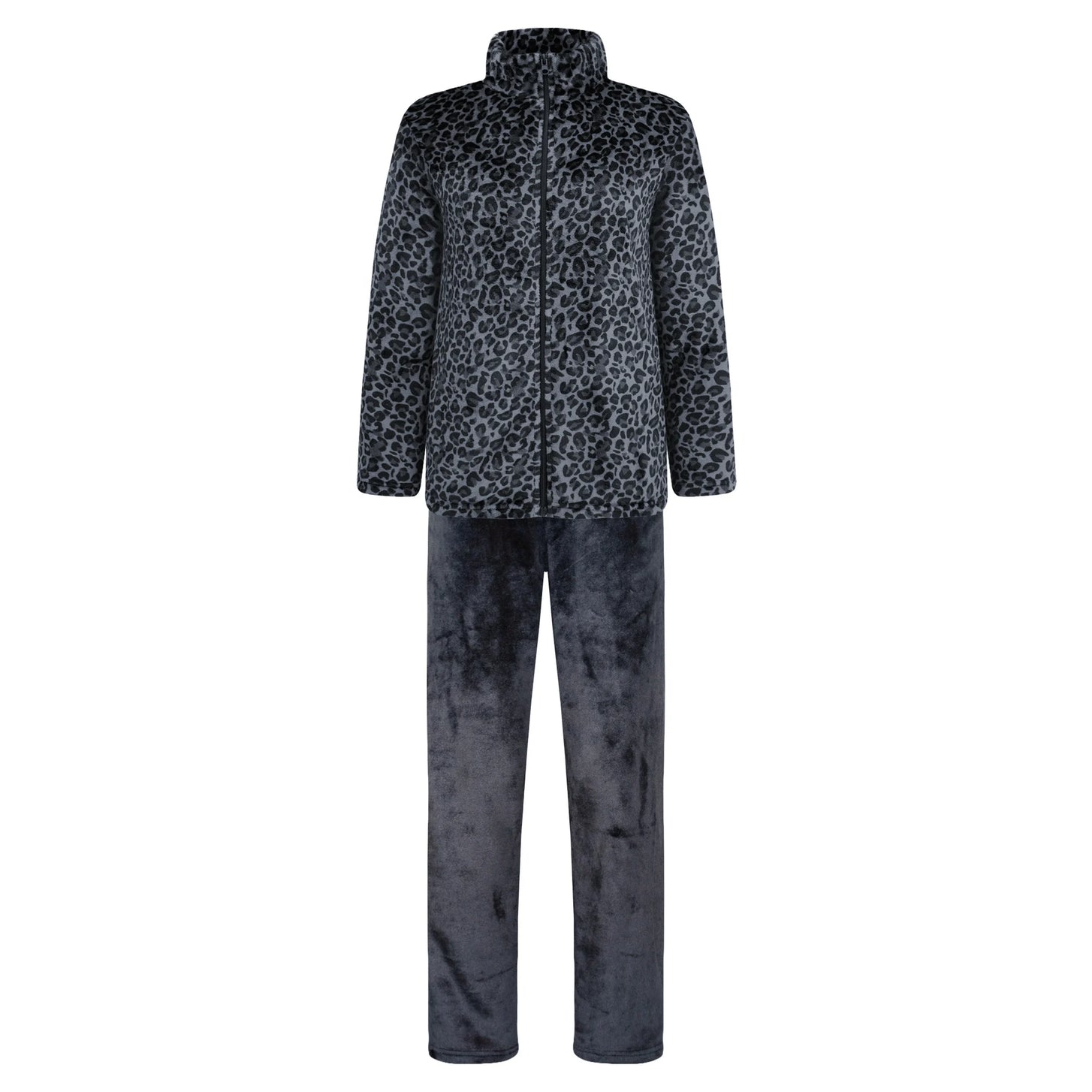 Holland underwear Gaubert dames huispak Fleece - Loungeset met rits