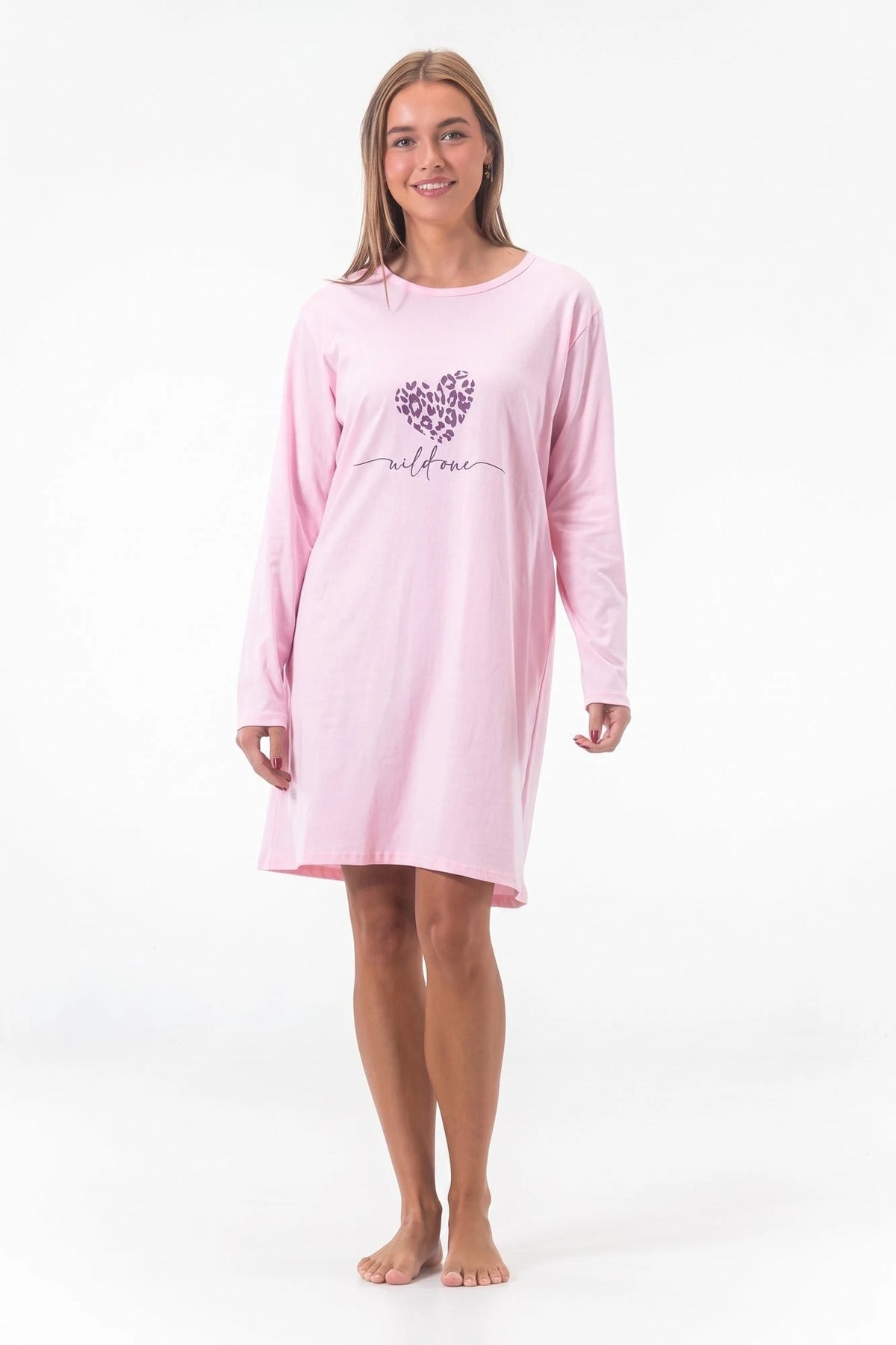 Holland underwear Gaubert dames nachthemd lange mouw - Katoen