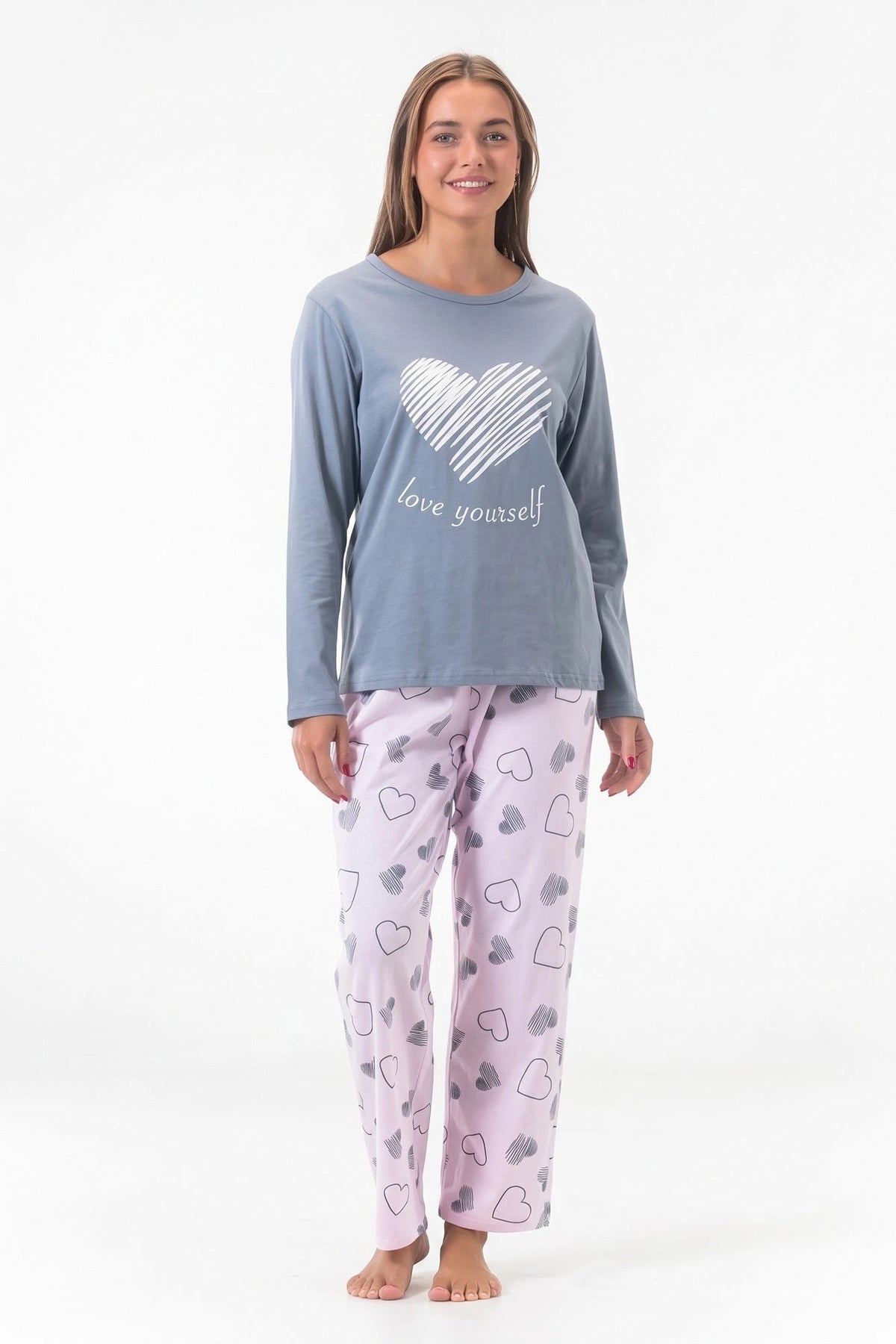 Holland underwear Gaubert dames pyjama - katoen - Love Yourself