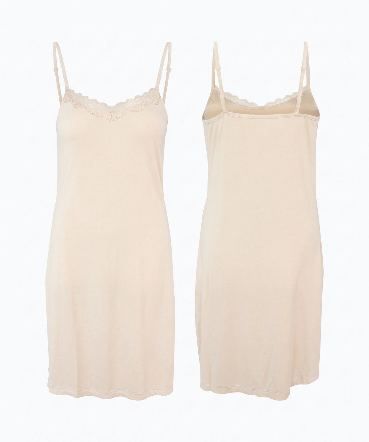 Holland underwear Gaubert Onderjurk / Slipdress - Spaghetti bandjes - Kant