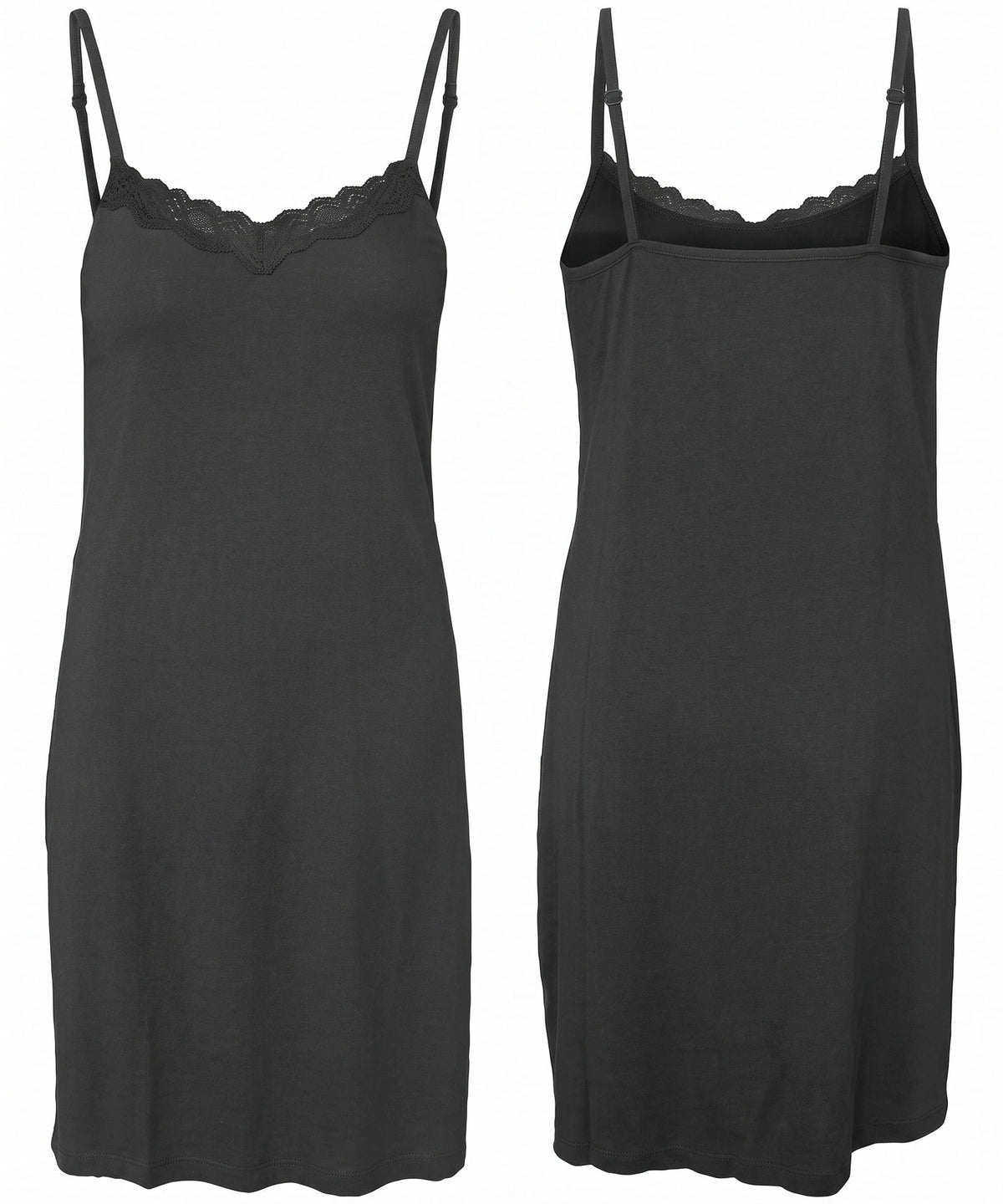 Holland underwear Gaubert Onderjurk / Slipdress - Spaghetti bandjes - Kant