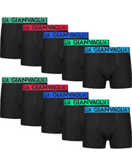 Holland underwear Gianvaglia 10-pack Heren boxershort Katoen - Zwart