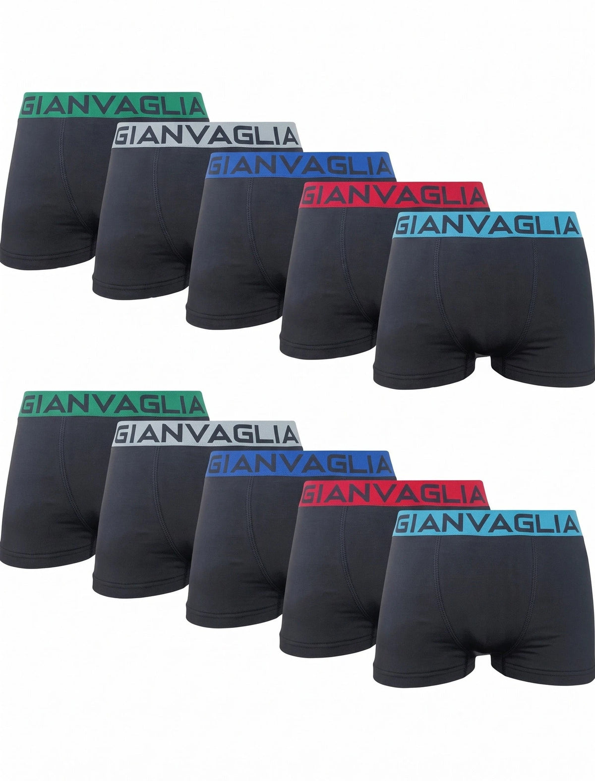 Holland underwear Gianvaglia 10-Pack Heren Boxershorts - Naadloos