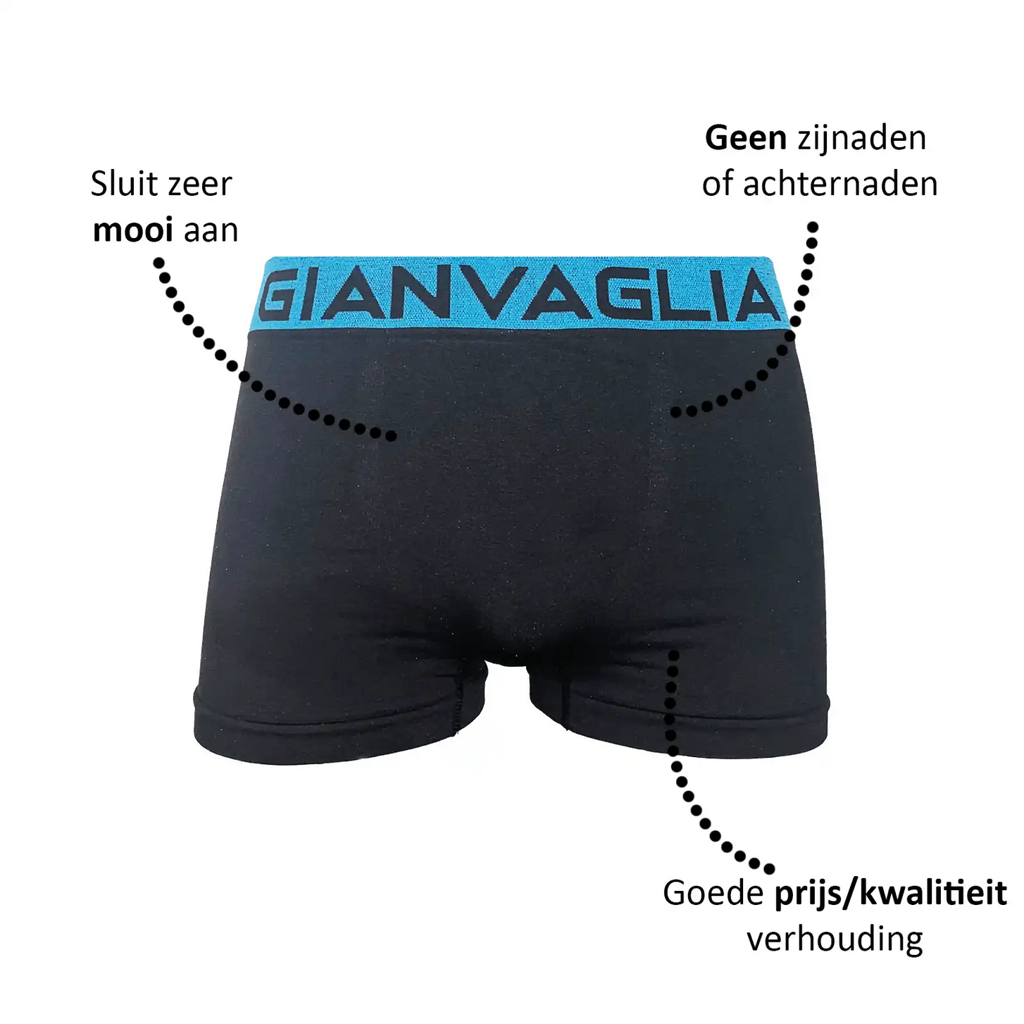 Holland underwear Gianvaglia 10-Pack Heren Boxershorts - Naadloos
