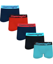 Holland underwear Gianvaglia 10-Pack jongens boxershorts - Blauw/Rood