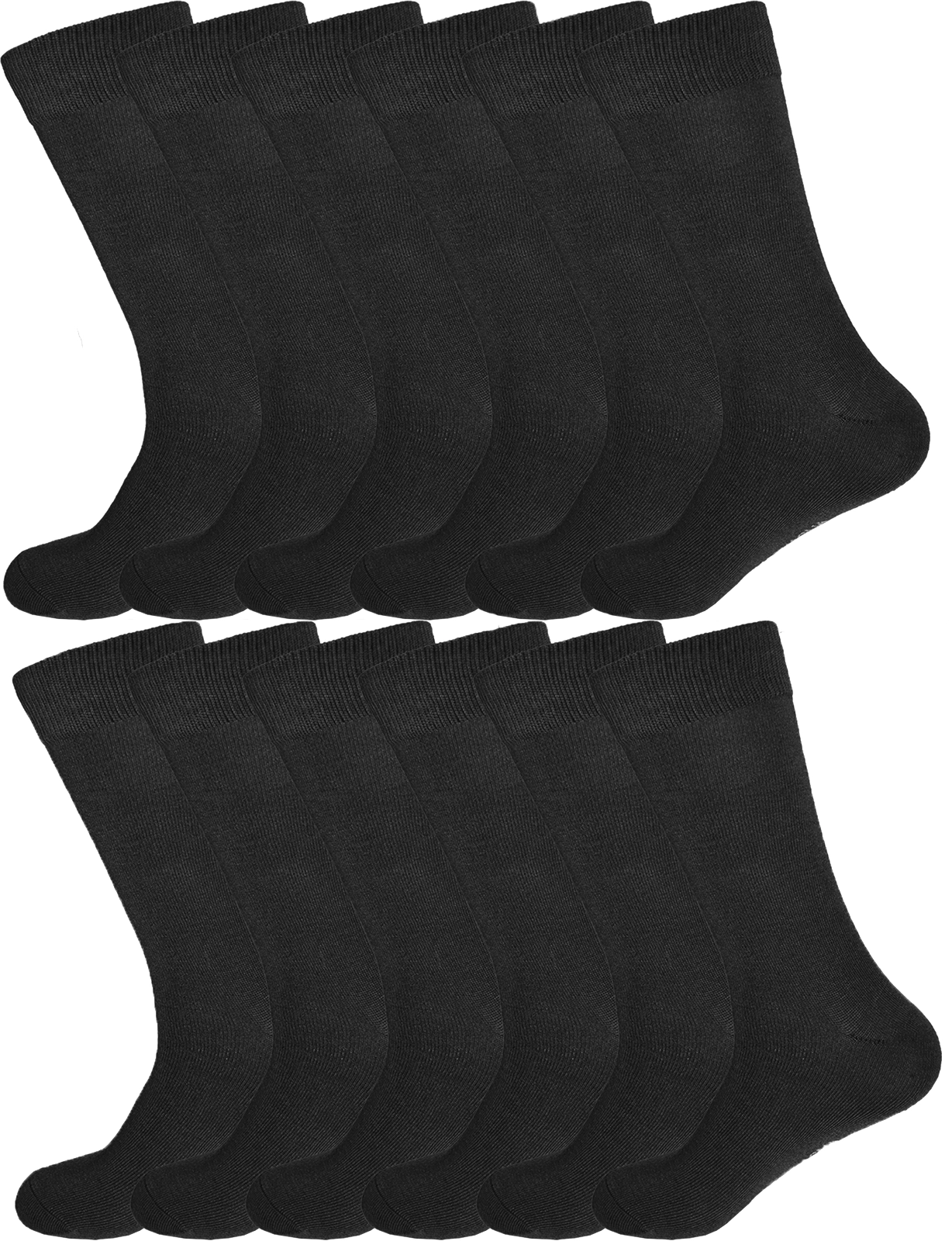 Holland underwear Gianvaglia 12-paar Katoenen sokken basic - Zwart - Wit - dames en heren