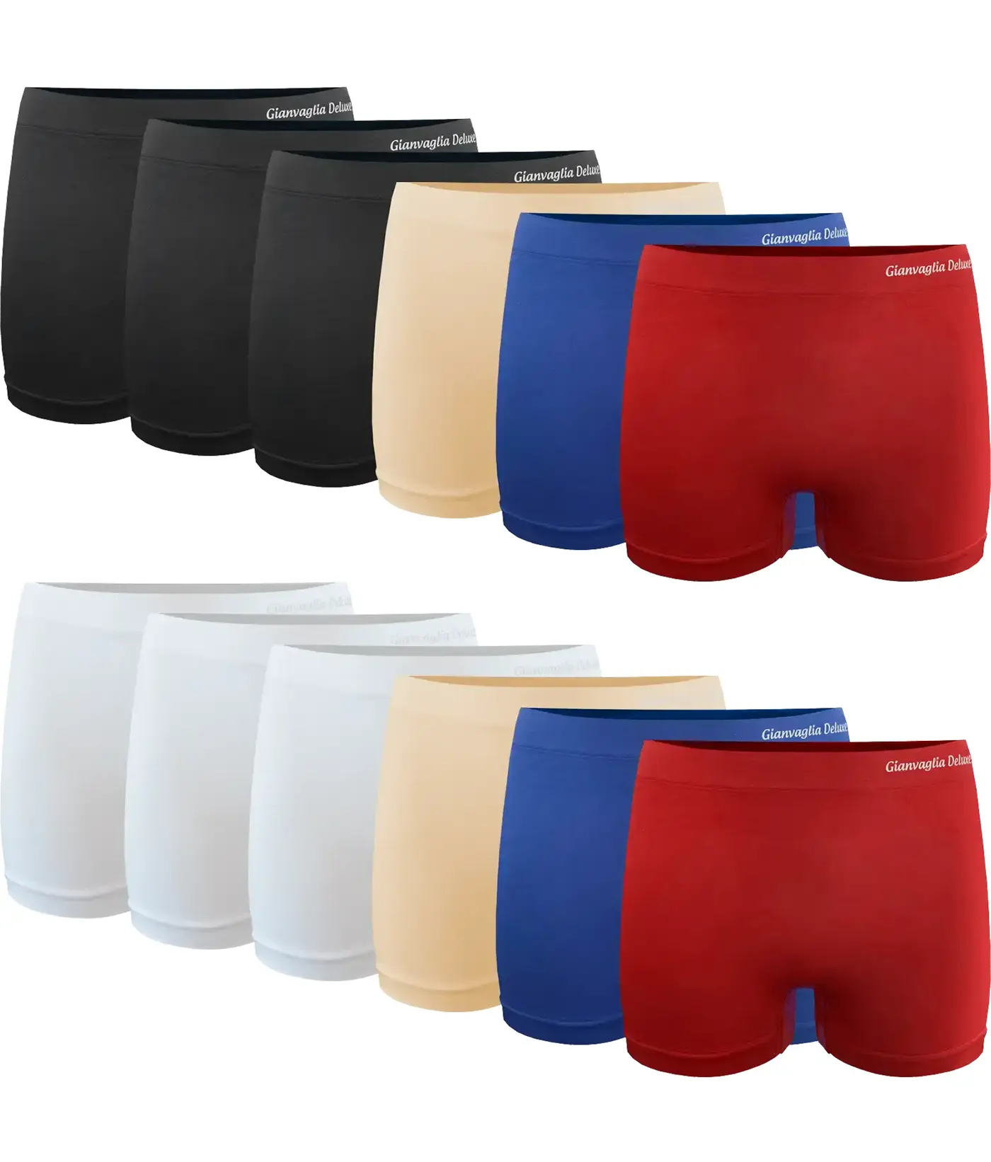 Holland underwear Gianvaglia 12-pak Naadloze dames boxershorts - Seamless
