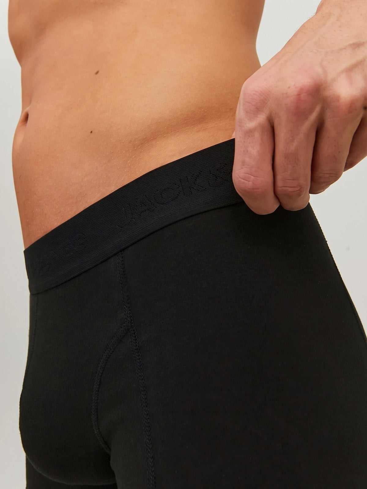 Jack & Jones Jack and Jones ondergoed heren 5-Pack boxershorts heren - Black