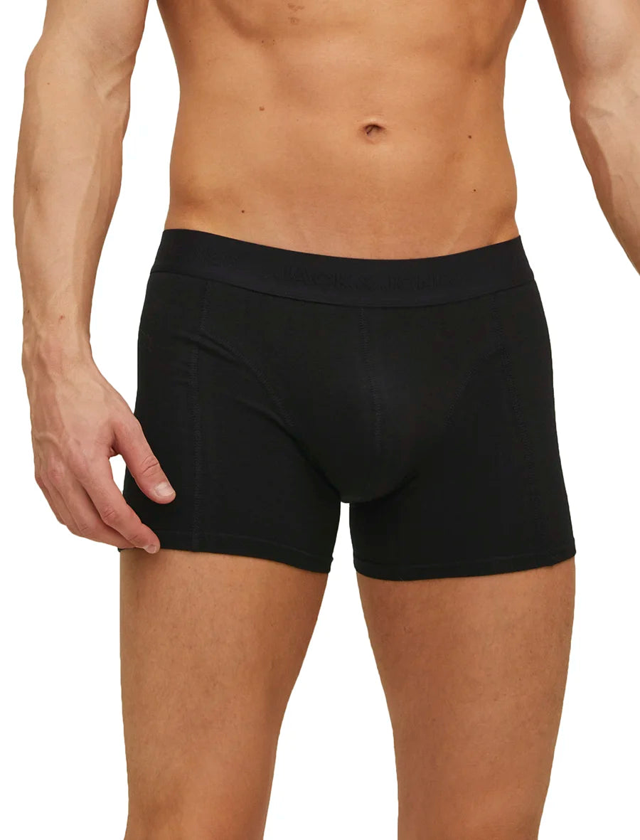 Jack & Jones Jack and Jones ondergoed heren 5-Pack boxershorts heren - Black