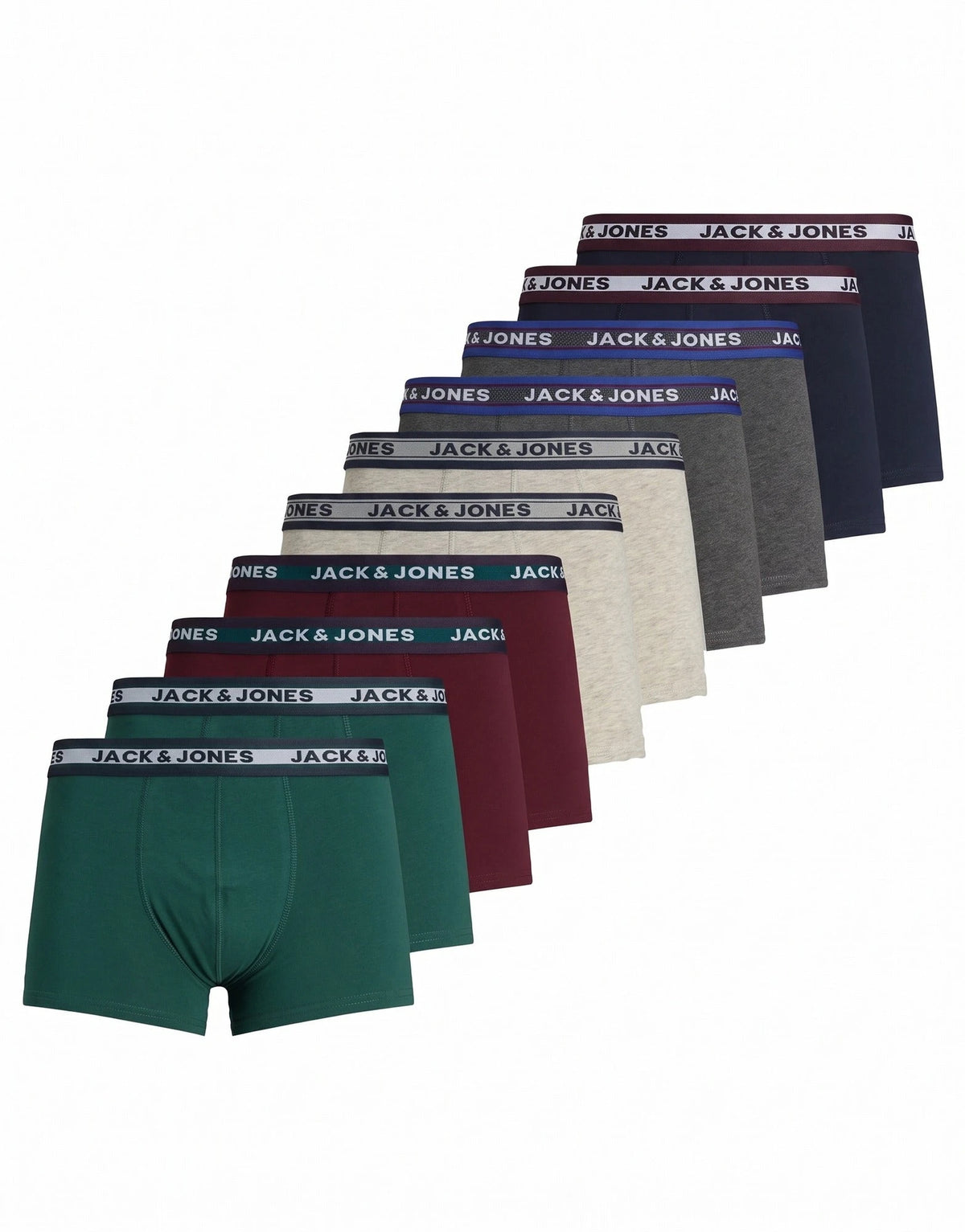 Jack & Jones Jack & Jones 10-Pack heren boxershorts - Katoen