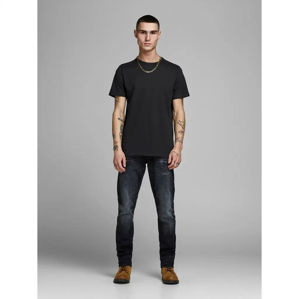 Jack & Jones Jack & Jones 2-pack heren T-shirts ronde hals
