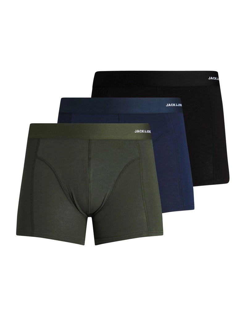 Jack & Jones Jack & Jones 3-Pack Bamboe heren boxershort - Forest Nights