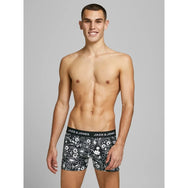Jack & Jones Jack & Jones 3-Pack heren boxershort - Skull Black/Black