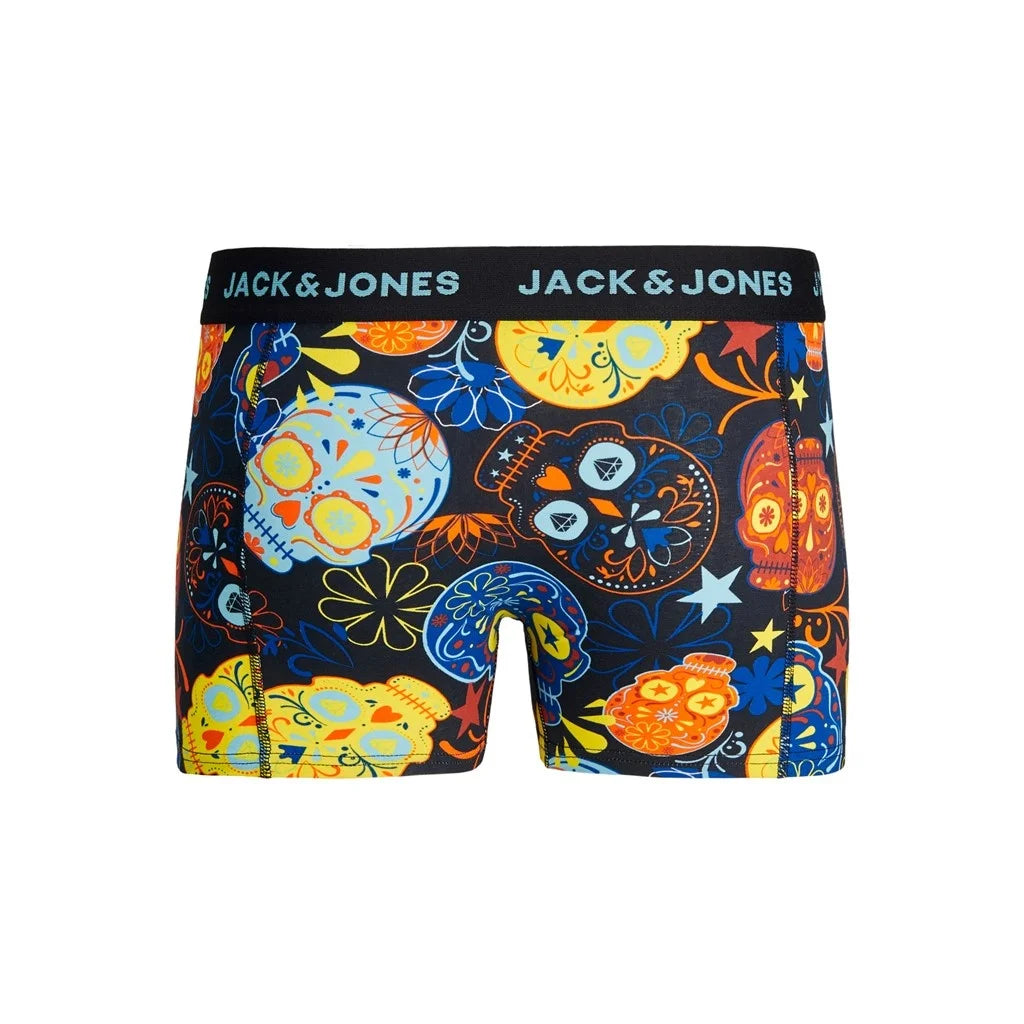 Jack & Jones Jack & Jones 3-Pack heren boxershort - Skull Black/Black