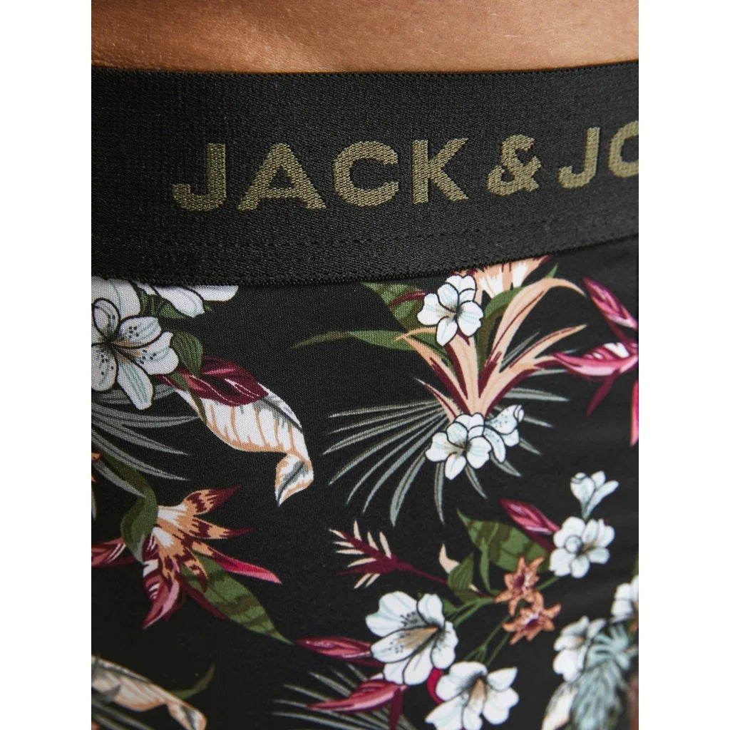 Jack & Jones Jack & Jones 3-Pack heren boxershorts - Microfiber - Jac Flower