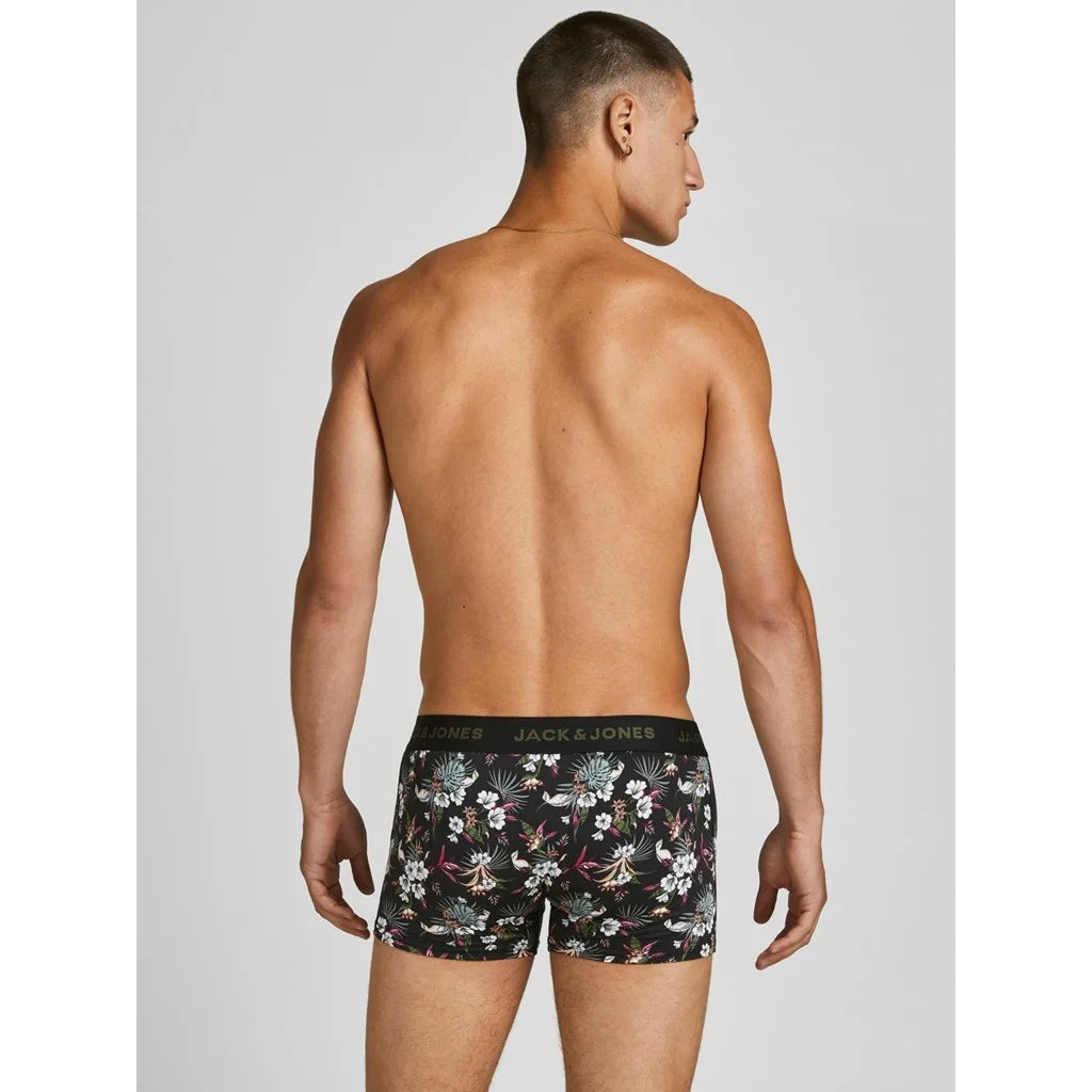 Jack & Jones Jack & Jones 3-Pack heren boxershorts - Microfiber - Jac Flower