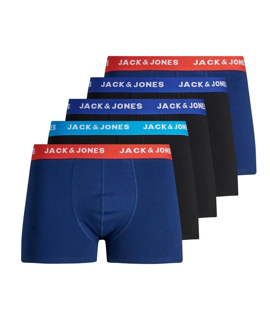 Jack & Jones Jack & Jones 5-Pack heren boxershorts - Surf the web