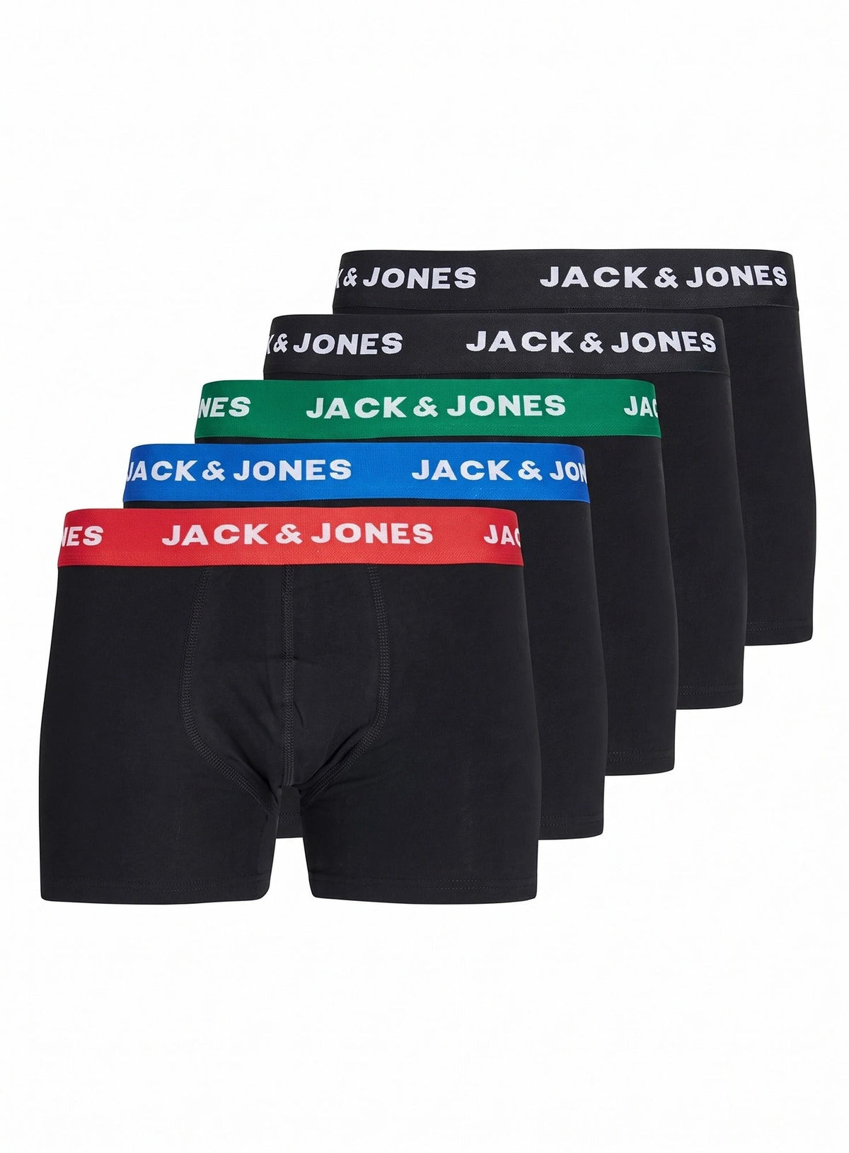 Jack & Jones Jack & Jones 5-pack jongens boxershorts - Electric Blue