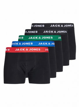 Jack & Jones Jack & Jones 5-pack jongens boxershorts - Electric Blue