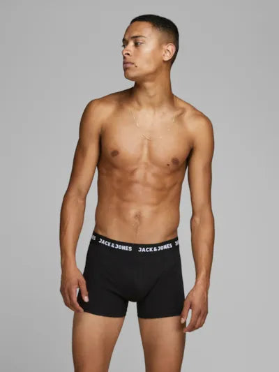 Jack & Jones Jack & Jones 7-Pack heren boxershort - Uni Black