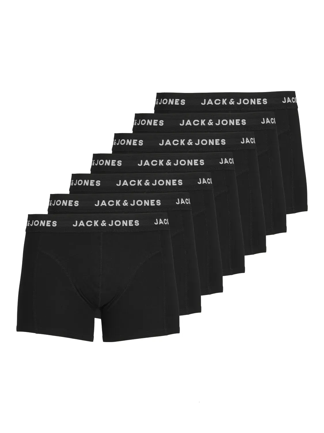 Jack & Jones Jack & Jones 7-Pack heren boxershort - Uni Black