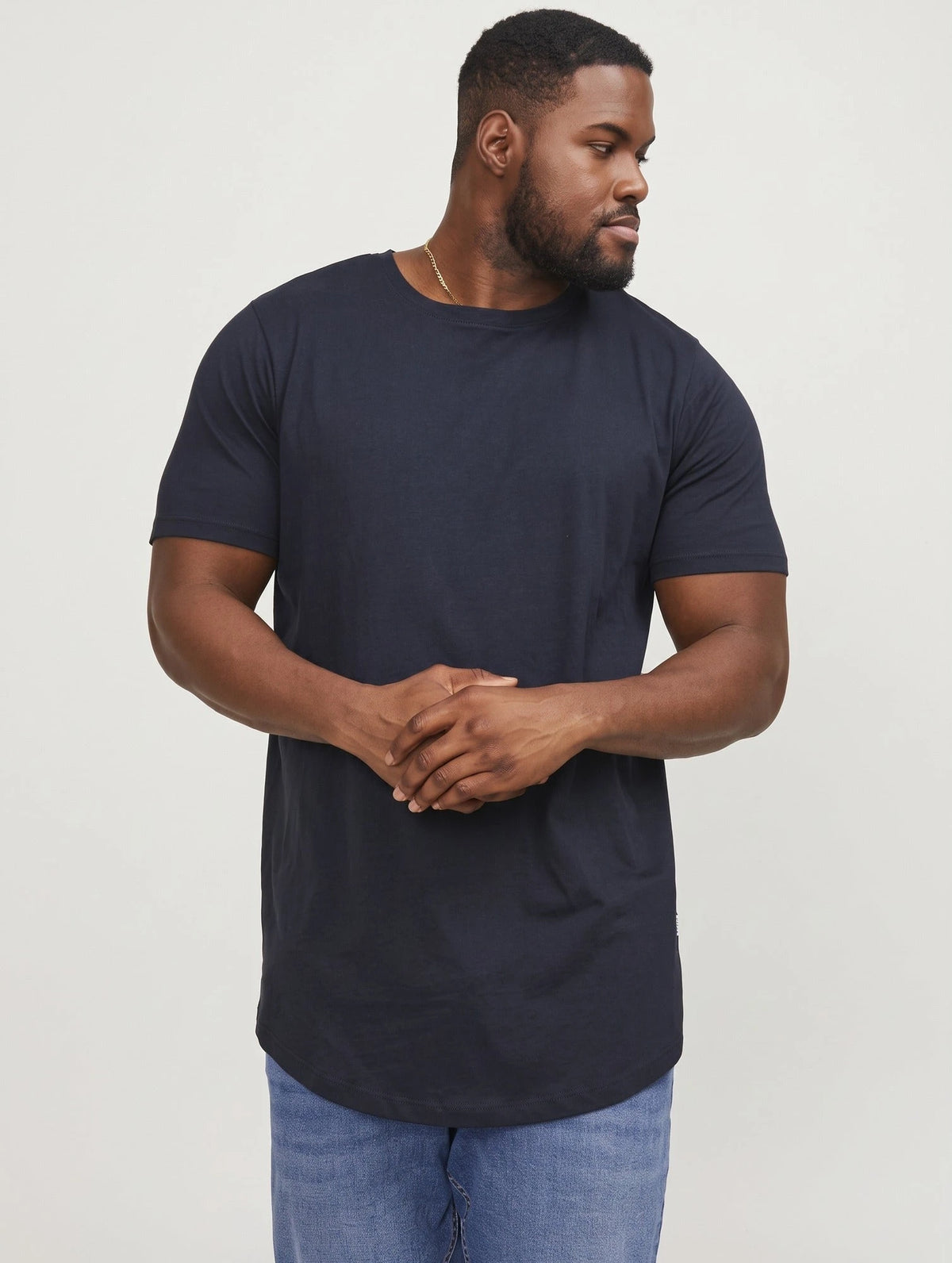 Jack & Jones Jack & Jones grote maat heren T-shirt - ronde hals