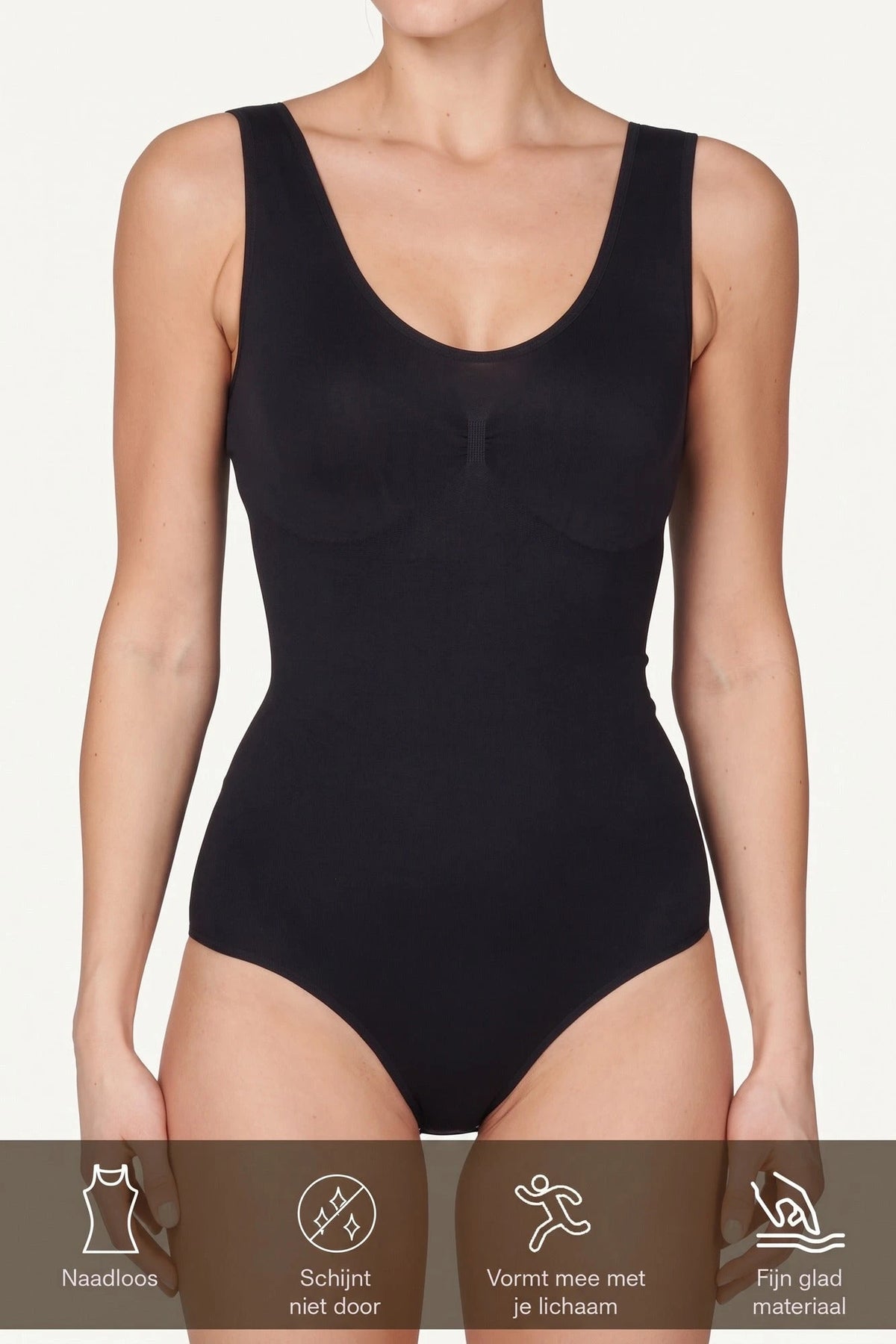 J&C J&C body - bodystocking dames naadloos