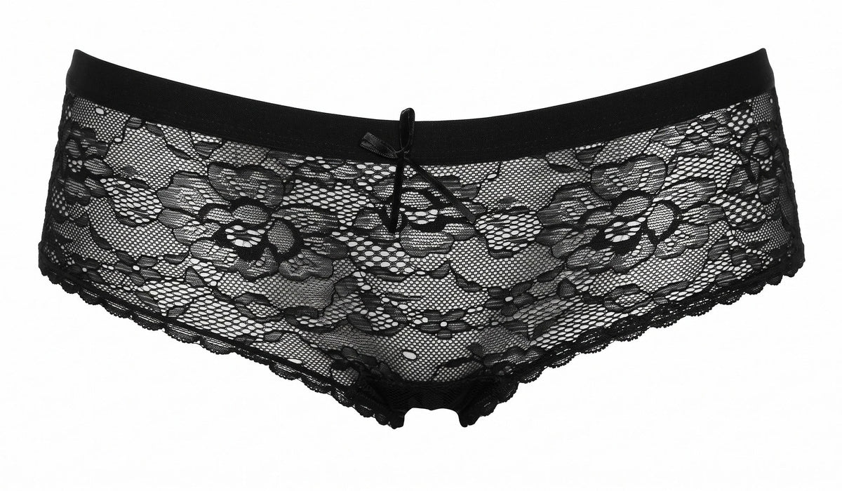 J&C J&C dames microfiber hipster met kant