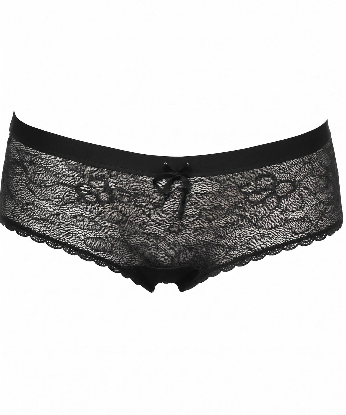 J&C J&C dames microfiber hipster met kant
