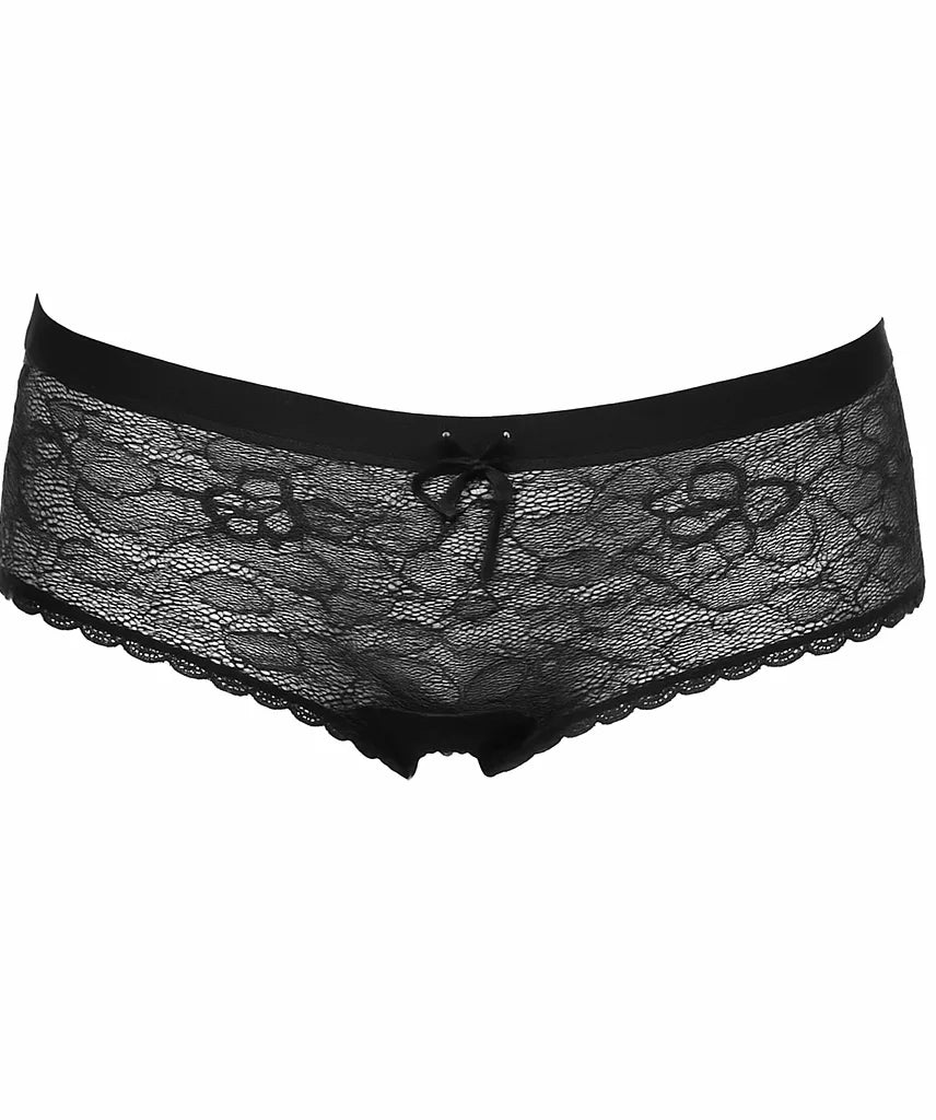 J&C J&C dames microfiber hipster met kant