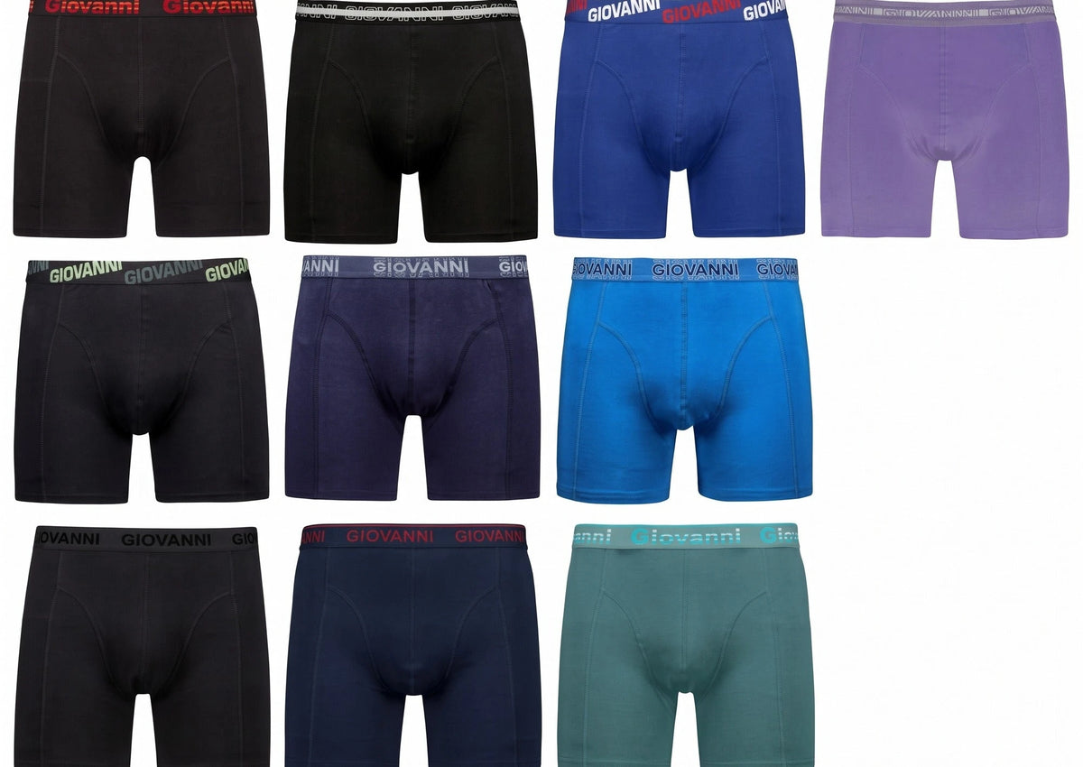 Jorn Cocks Giovanni 10-pak Heren Boxershorts katoen - M38