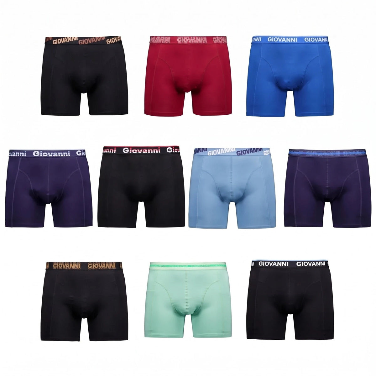 Jorn Cocks Giovanni 10-pak jongens Boxershorts katoen