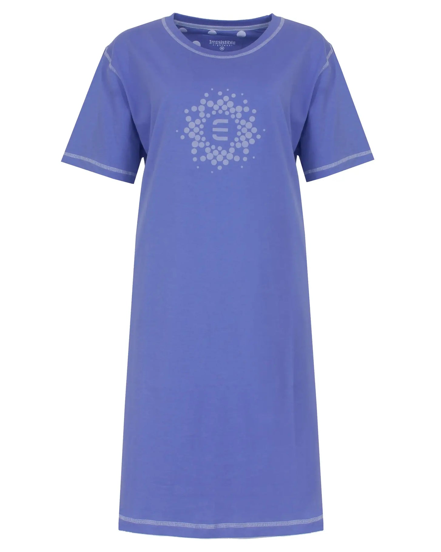 Jorn Cocks Irresistible dames nachthemd korte mouw - Blauw
