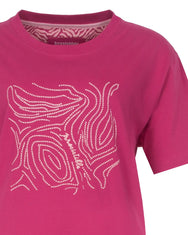 Jorn Cocks Irresistible dames nachthemd korte mouw - Fuchsia