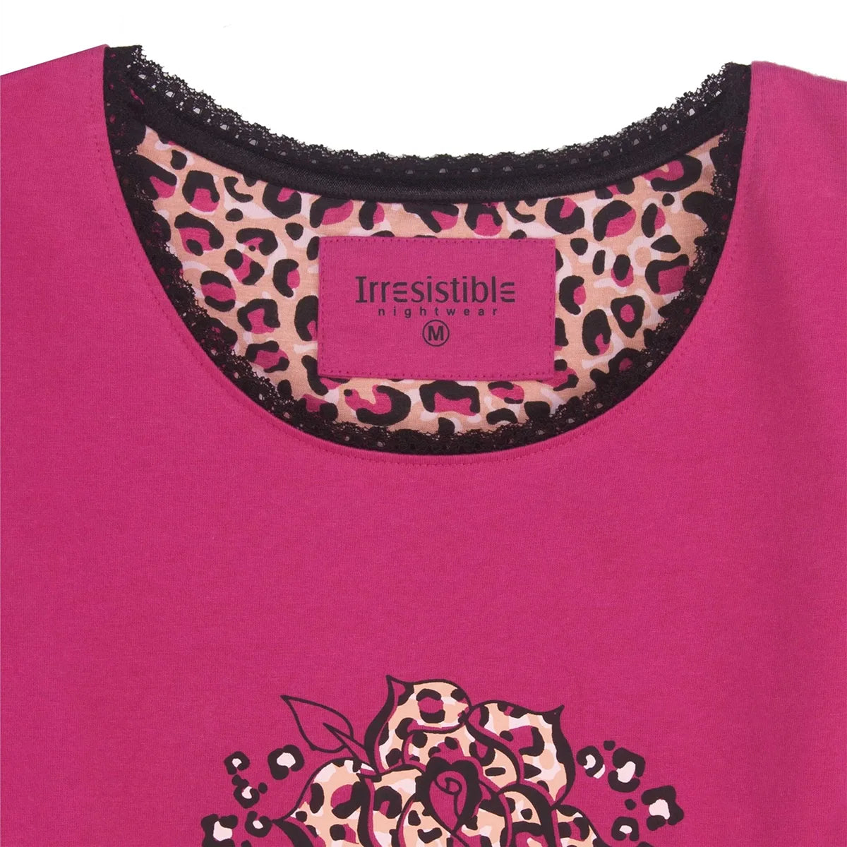 Jorn Cocks Irresistible dames nachthemd lange mouw - Pink